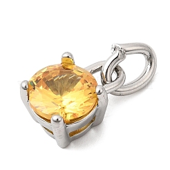 Подвески из нержавеющей стали Birthdaystone с тематикой ноября&nbsp;STAS-B128-60P-11