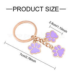 Брелки из сплава эмали&nbsp;KEYC-YW00198-01