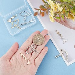 8 шт. 4 стиля 201 подвески-соединители из нержавеющей стали&nbsp;STAS-UN0039-24