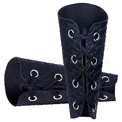 Bracciale regolabile in corda di poliestere&nbsp;AJEW-WH0010-50B