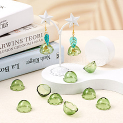 10шт стеклянный конус для изготовления колокольчиков&nbsp;GLAA-TA0002-24A