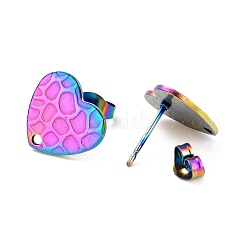 Ионное покрытие (ip) 304 нержавеющая сталь гвоздики фурнитура для сережек STAS-I183-06B-M