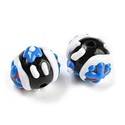 Ручная роспись акрилом с эмалевыми бусинами&nbsp;MACR-K354-10