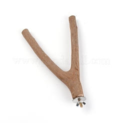 Brindilles en bois patte de meulage debout escalade jouet cage accessoires&nbsp;AJEW-WH0189-50