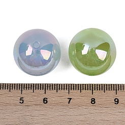 Светящиеся непрозрачные акриловые бусины&nbsp;MACR-C036-03