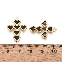 Подвески из нержавеющей стали 304 и эмали&nbsp;STAS-T073-62A-G