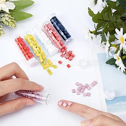 6 цвет стеклянный бисер с 2 отверстиями&nbsp;SEED-NB0001-26