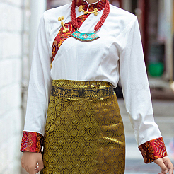 Жаккардовая лента из полиэстера DIY-WH0410-36