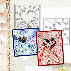 Углеродистая сталь разрезает трафареты DIY-WH0309-1721