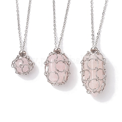 Устойчивая к потускнению 3 шт. 3 стиля 304 нержавеющая сталь кабельная цепь ожерелье изготовление&nbsp;NJEW-JN04934-02