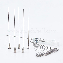 Aguja dispensadora de punta roma de acero inoxidable 304 con cierre Luer PP&nbsp;FIND-BC0003-64