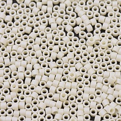 MIYUKIデリカビーズ小  シリンダー  日本製シードビーズ  15/0  （dbs0883)マット不透明ダーククリームab  1.1x1.3mm  穴：0.7mm  約35000個/袋  100 G /袋&nbsp;SEED-J020-DBS0883