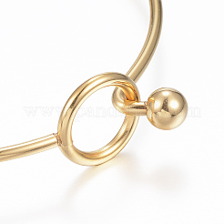 Браслет из нержавеющей стали 304&nbsp;BJEW-H530-01G