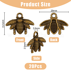 Тибетский стиль сплава подвески наборы&nbsp;TIBEP-DC0001-08