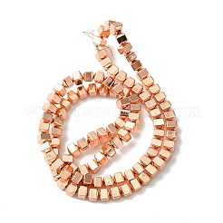 Гальванические нити из синтетических немагнитных гематитовых бусин G-H020-I01-01