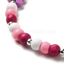 Комплект украшений из клена и акрила SJEW-C003-02Q