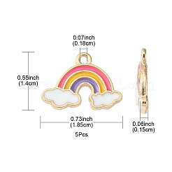 Подвески из эмали и сплава&nbsp;ENAM-YW0002-18