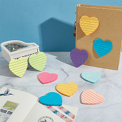 32 шт. бумажный блокнот с рисунком в виде сердца и полосок для заметок&nbsp;AJEW-GO0003-01