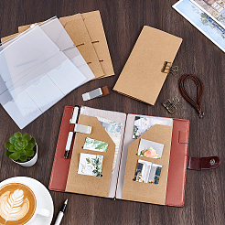 4 custodia per passaporto in carta kraft&nbsp;DIY-WA0001-39