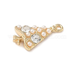 Подвески из сплава со стразами и пластиковыми бусинами&nbsp;LS-FIND-Z101-01G