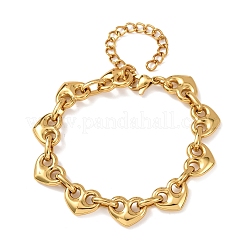 Bracelets à maillons en acier inoxydable 304 pour femmes&nbsp;BJEW-F536-19G