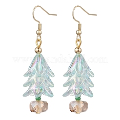 Серьги с подвесками из акрилового цветка&nbsp;EJEW-MZ00584