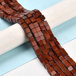 Натуральные красные яшмы бусы пряди G-G002-A01