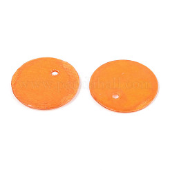 Шармы-диски из натуральной ракушки капиз X1-BSHE-T014-02B