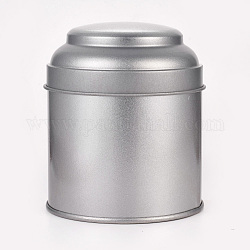 Бак для хранения железных банок с двойной крышкой, банка для жести, платина, 7.75x8.9 см