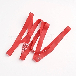 PVC-Fahrradreifen Felgenschutzbänder, Felgenstreifen Felgenband, rot, passt 26 Zoll Räder, 1130x18x0.5 mm, Bohrung: 9 mm