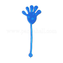 ТПР стресс-игрушка, забавная сенсорная игрушка непоседа, для снятия стресса и тревожности, липкая рука, королевский синий, 171 мм, отверстие : 2 мм