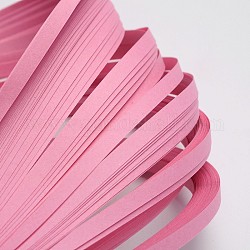 Tiras de papel quilling, color de rosa caliente, 530x5mm, acerca 120strips / bolsa