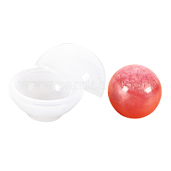シリコンモールド  レジン型  UVレジン用  エポキシ樹脂ジュエリー作り  ラウンド  球型  ホワイト  内径：20mm