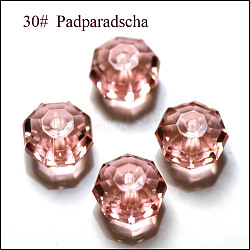 Imitation Austrian Crystal Beads, Grade AAA, Faceted, Octagon, Light Salmon, 6x4mm, Hole: 0.7~0.9mm