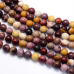 Natur mookaite runde Perlen Stränge, 8 mm, Bohrung: 1 mm, ca. 45 Stk. / Strang, 15 Zoll