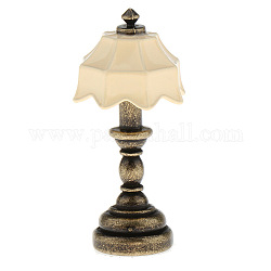 Ornamenti per lampade da tavolo in lega in miniatura, accessori per la casa delle bambole in micro paesaggio, fingendo decorazioni di scena, bronzo antico, 40mm