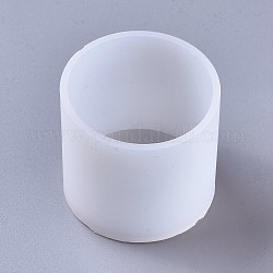 Moldes de silicona, moldes de resina, para resina uv, fabricación de joyas de resina epoxi, columna, blanco, diámetro interior: 60 mm, 67x63mm