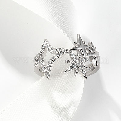 925 перстень из стерлингового серебра с кубическими цирконами для женщин XR1793-2-1
