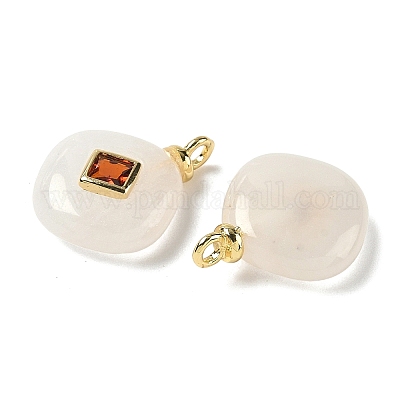 Натурального белого нефрита подвески G-H328-06G-C11-1