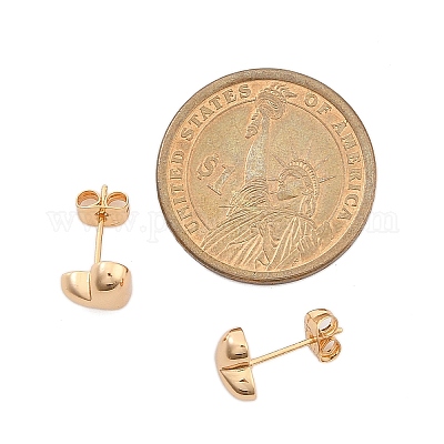 Наборы сережек-гвоздиков из латуни для женщин EJEW-F352-01G-03-1