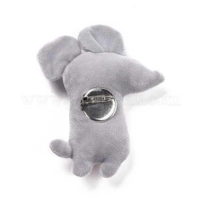 Брошь из хлопка JEWB-A003-04-1