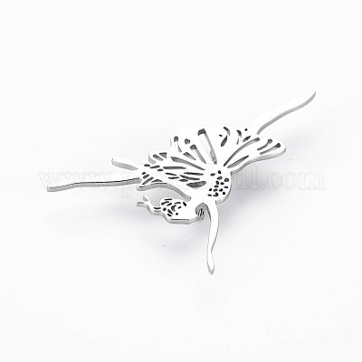 Не тускнеющая брошь танцовщица JEWB-N007-001P-FF-1