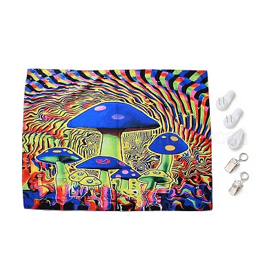 Wholesale UV Reactive Blacklight Tapestry 