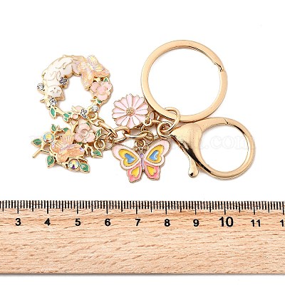 Брелки из сплава эмали&nbsp;KEYC-JKC01278-1