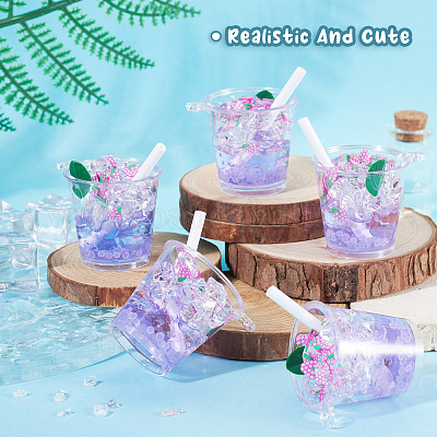 Большие подвески из прозрачной смолы RESI-TAC0019-04D-1