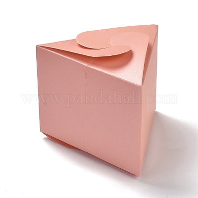 三角キャンディー紙箱 ソリッドカラーのギフト包装箱 結婚式のベビー ...