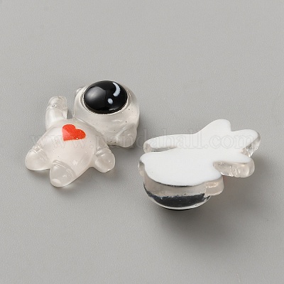 Кабошоны из прозрачной смолы декодируют RESI-WH0077-51E-01-1