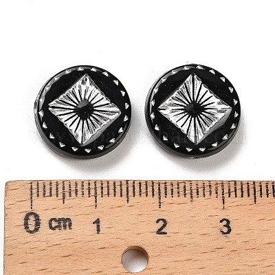 Непрозрачные акриловые бусины MACR-K359-55B-1