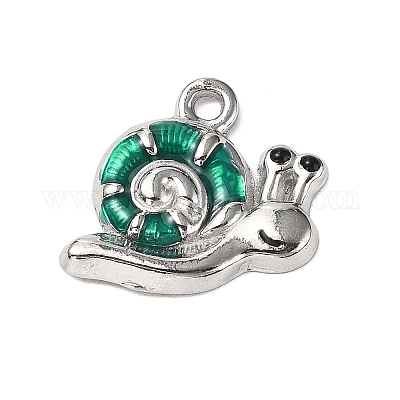 Подвески из нержавеющей стали 304 с эмалью STAS-P395-08B-P-1