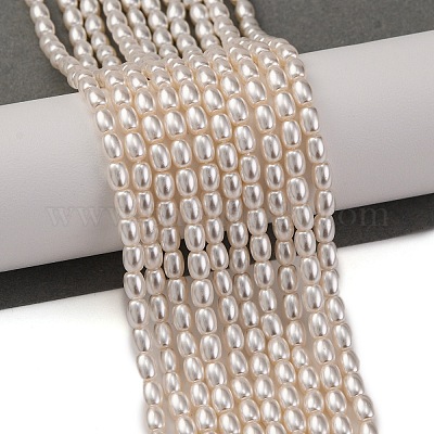 Выпечка из окрашенного перламутрового стекла жемчужные бусинки PEAR-H019-01B-01-1